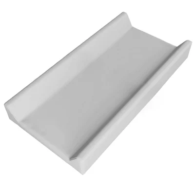 Wipe-Clean Changing Pad Cover by Owlowla, Light Gray