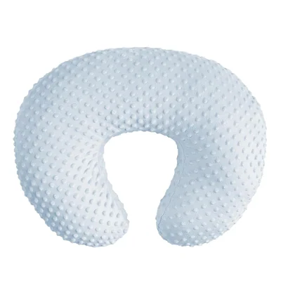 Minky Nursing Pillow Cover by Owlowla, Baby Blue