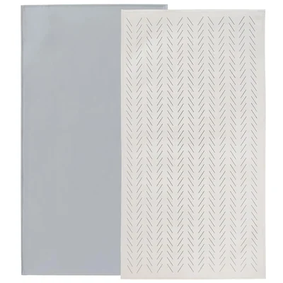 Portable Changing Pads, Two-Pack by Owlowla, Gray and Herringbone