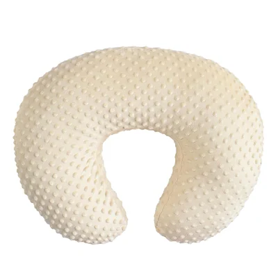 Minky Nursing Pillow Cover by Owlowla, Cream