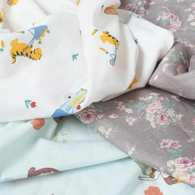 Muslin Swaddle Blankets, Two-Pack by Owlowla, Baby Boy and Dino