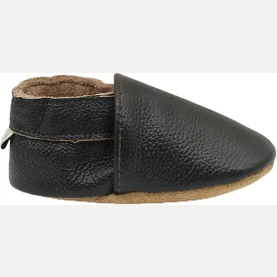 Soft Sole Leather Baby Shoes by Owlowla, Brown